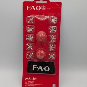 FAO Schwarz Jacks Set 2010, New in Package, Ages 6+